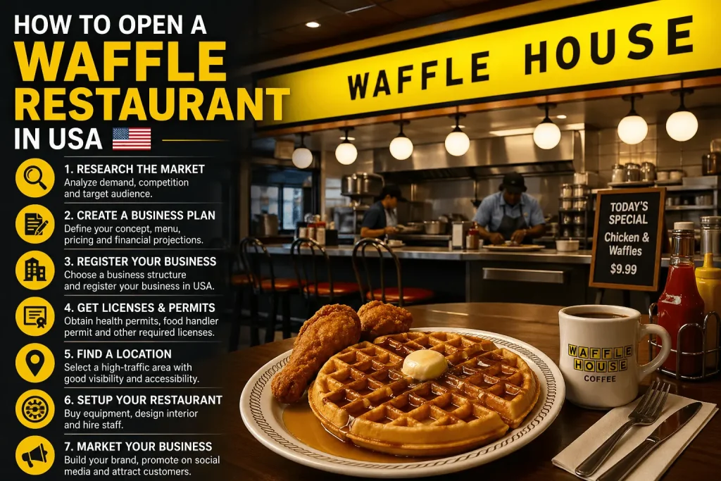 How to Open a Waffle Restaurant in USA