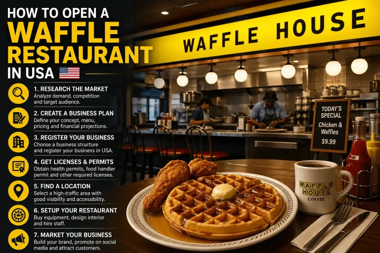 How to Open a Waffle Restaurant in USA