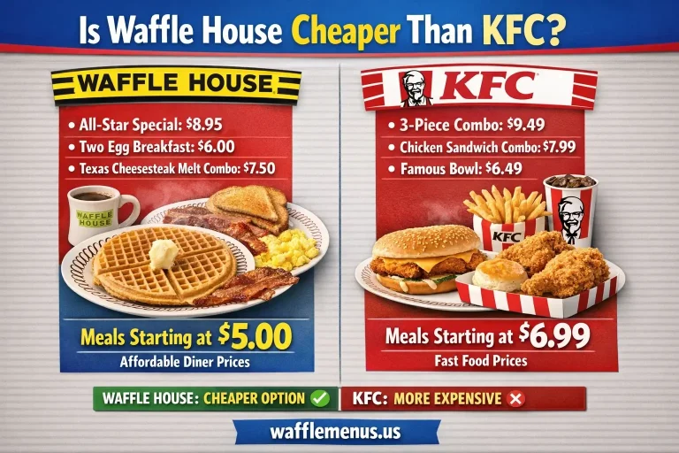 Is Waffle House Cheaper Than KFC