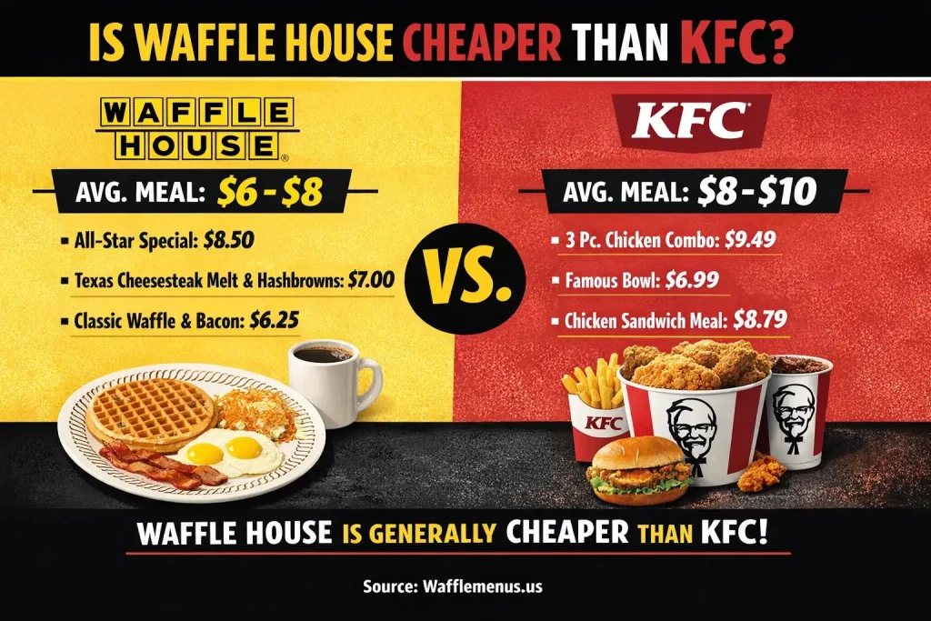 Is Waffle House Cheaper Than KFC