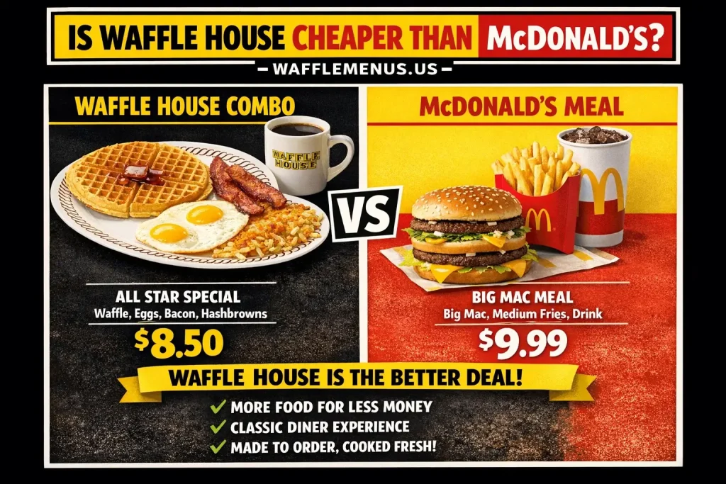 Is Waffle House Cheaper Than McDonald's