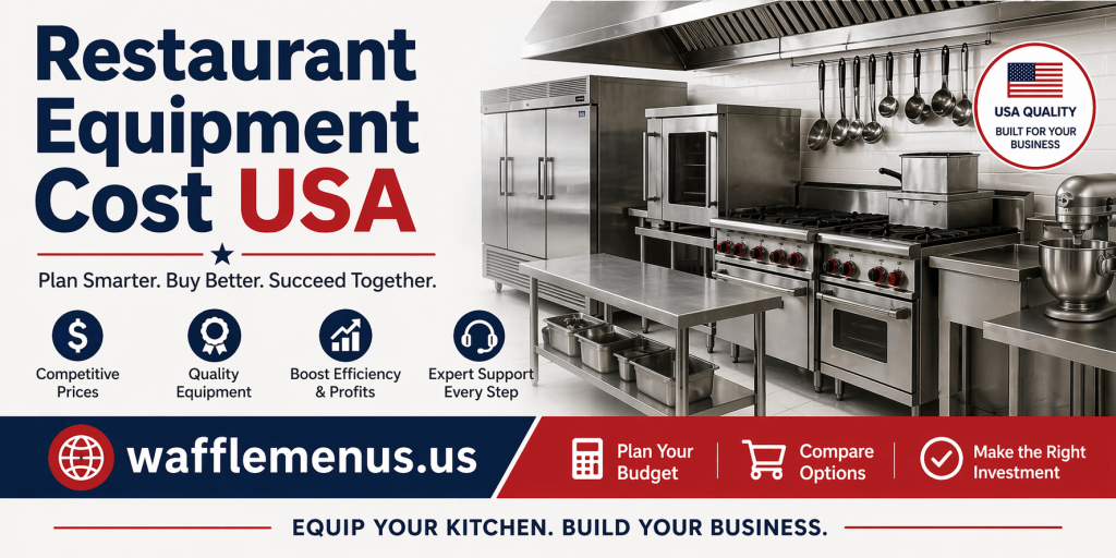 Restaurant Equipment Cost USA at Waffle House Menu