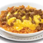 SAUSAGE EGG & CHEESE HASHBROWN BOWL $10.30 | 920 Calories
