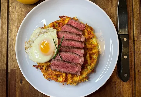 waffle house Steak and egg