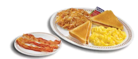 TWO EGG BREAKFAST with SIDE MEAT

$10.05 | 640 Calories

