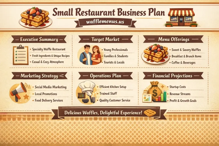 Top Waffle House Small Restaurant Business Plan USA