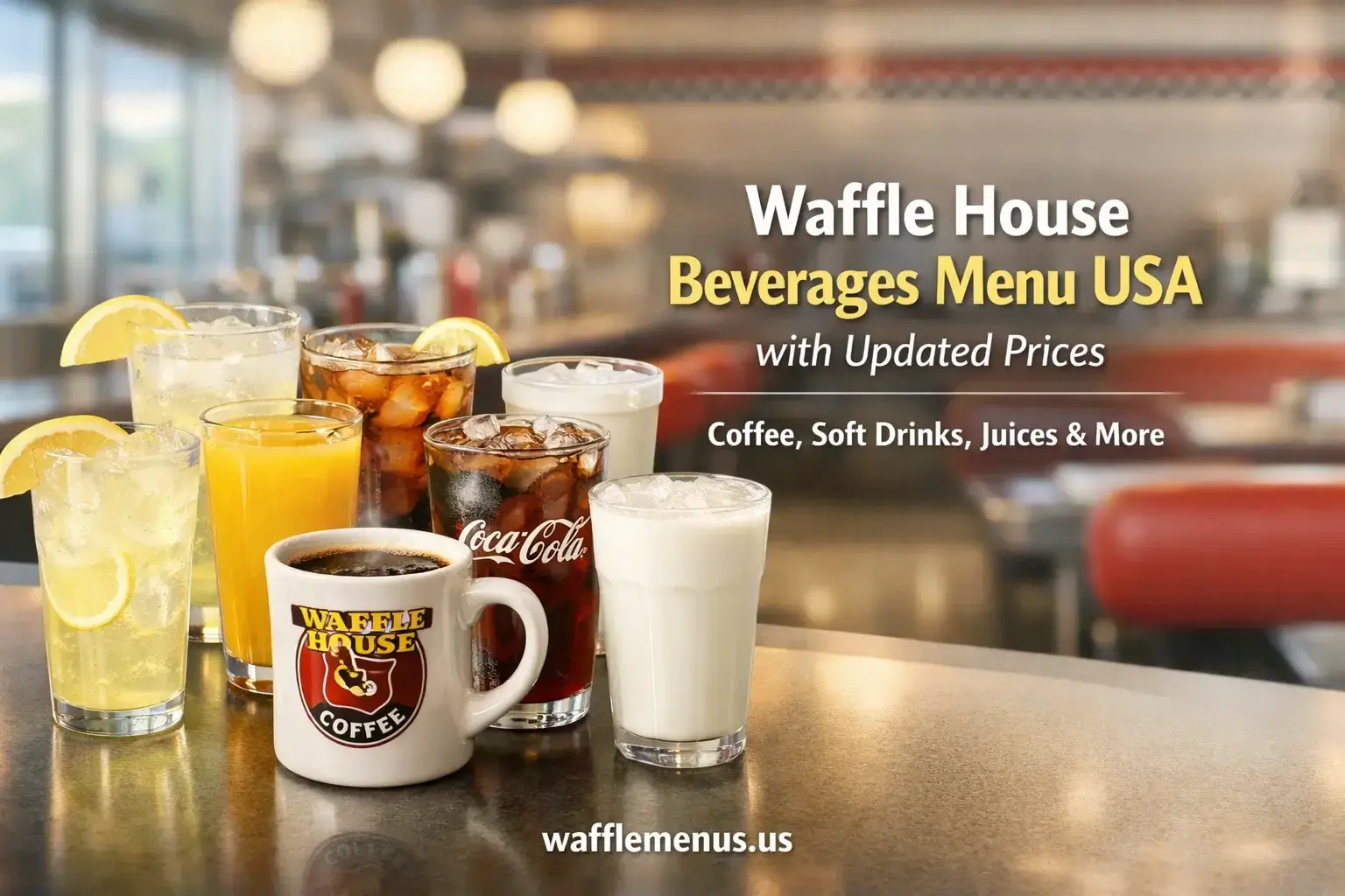 Waffle House Beverages USA Menu with Updated Price