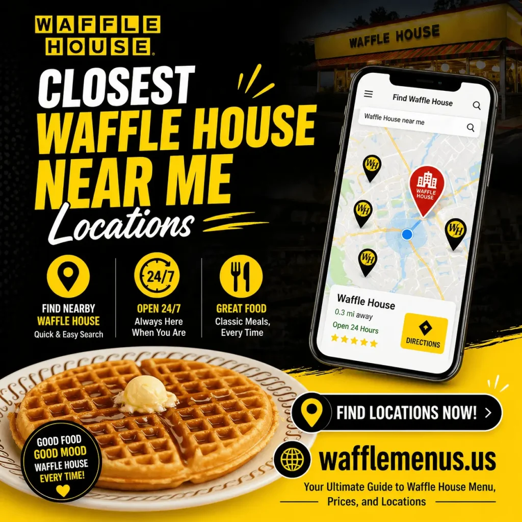 Closest Waffle House Near Me Locations