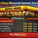 Waffle House Restaurant Insurance Cost USA
