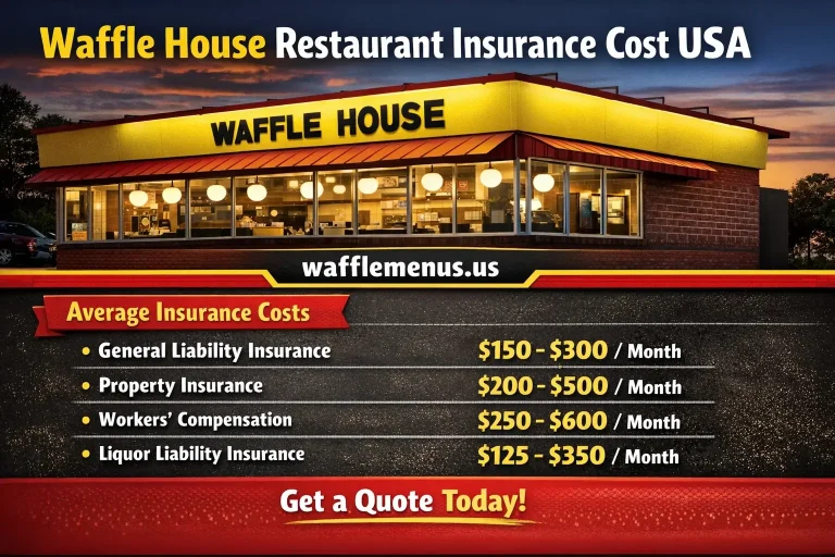 Waffle House Restaurant Insurance Cost USA
