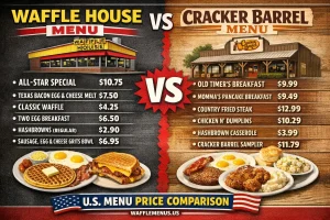 Waffle House vs Cracker Barrel Price Which Is Cheaper usa? (Fresh Comparison)