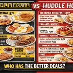 Waffle House vs Huddle House Menu with Prices