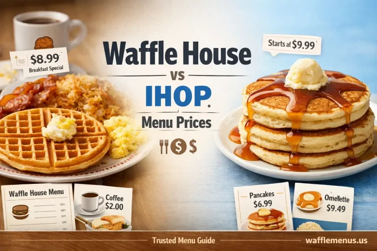 Waffle House vs IHOP Menu Prices