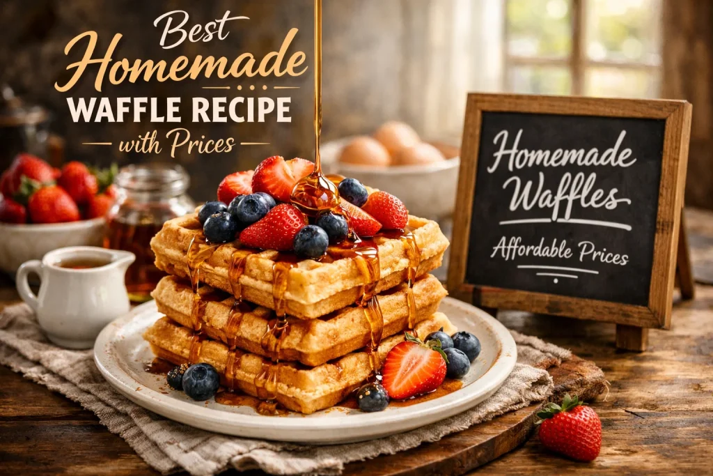 Best Homemade Waffle Recipe with Prices