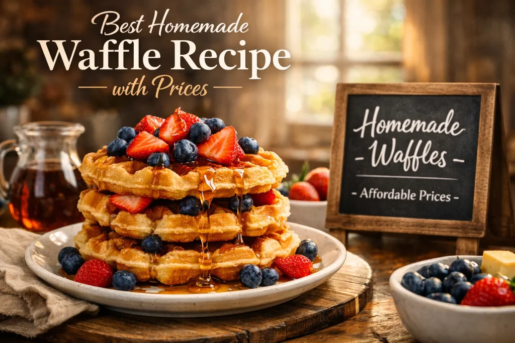 Best Homemade Waffle Recipe with Prices