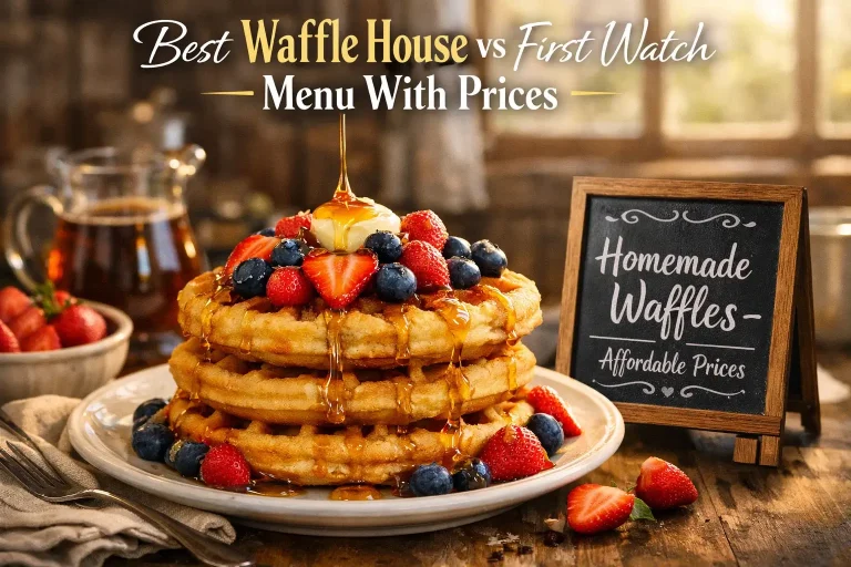 Waffle House vs First Watch Menu With Prices