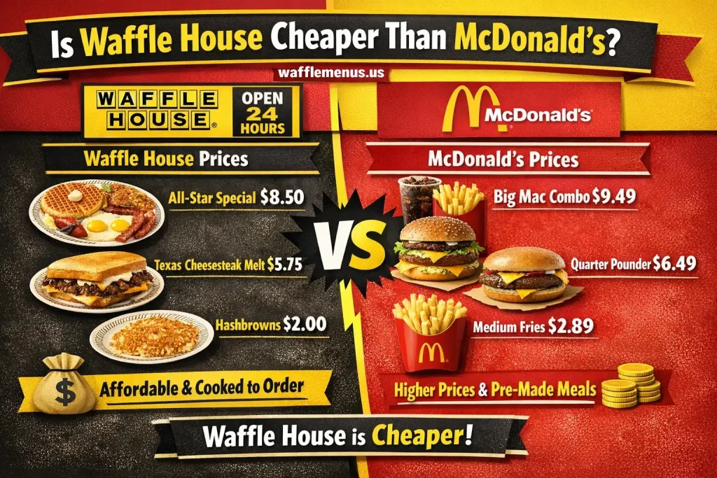 Is Waffle House Cheaper Than McDonald's