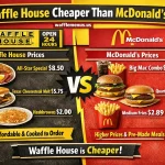 Is Waffle House Cheaper Than McDonald's