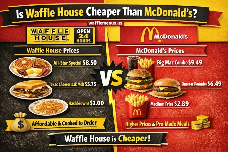 Is Waffle House Cheaper Than McDonald's