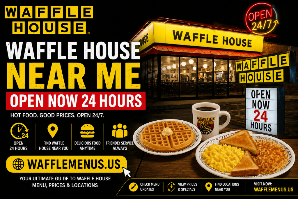 Waffle House Near Me Open Now 24 Hours