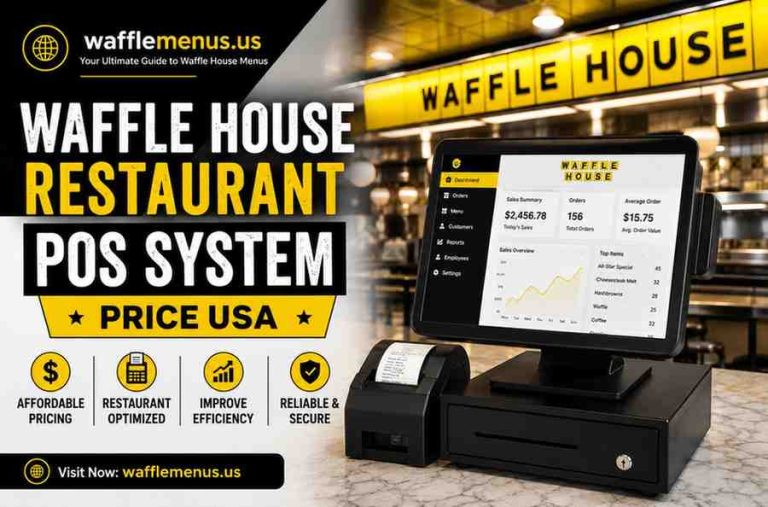 Waffle House Restaurant POS System Price USA